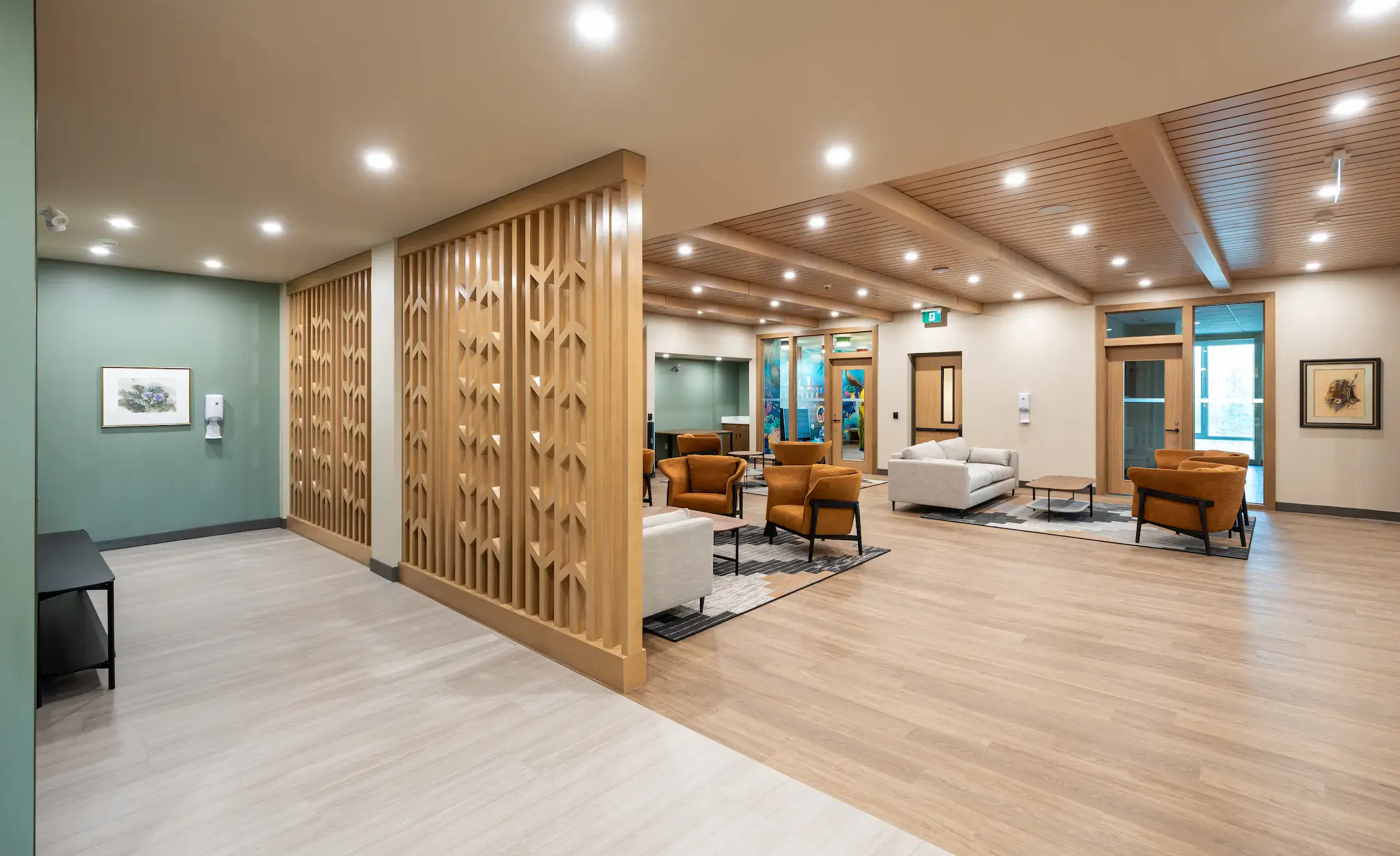 Photo of the Living Room in the Ronald McDonald House